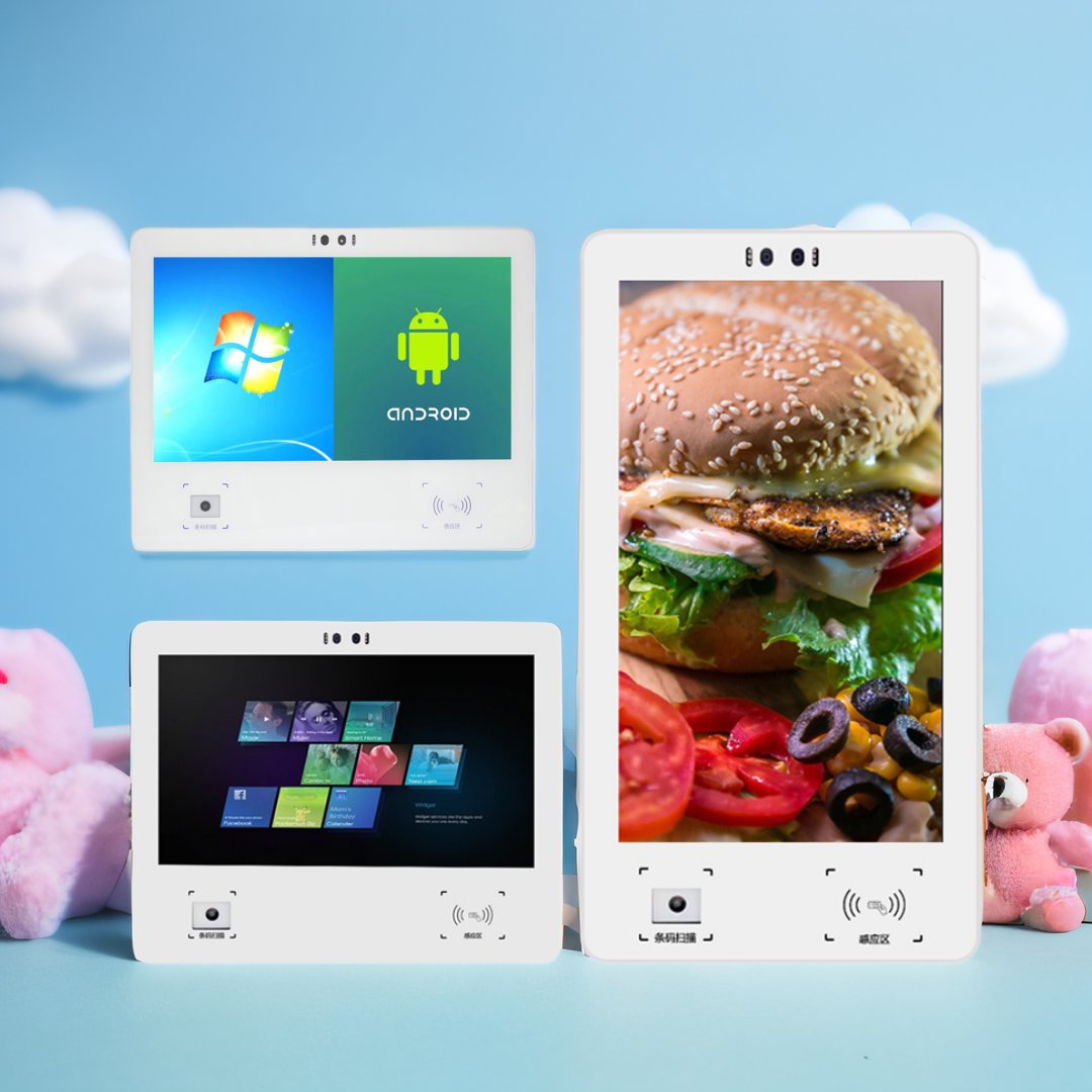 Android Kiosque De Restauration Rapide Self Ordering Kiosk In Restaurant With Card Reader Scanner Printer Payment Kiosk