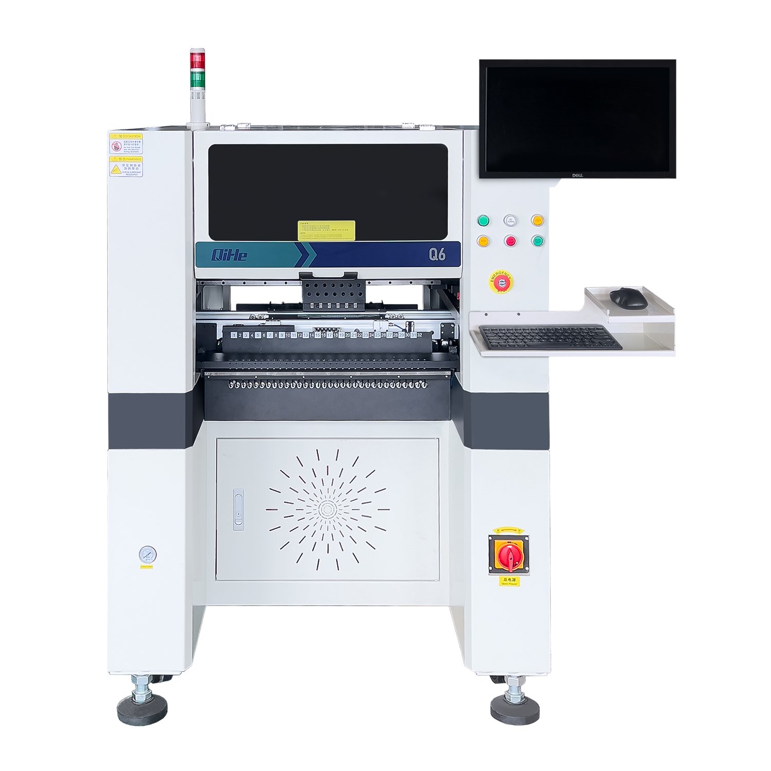 Qihe QP3250 Semi Automatic PCB SMT Soldering Cream Screen Printing Machine Stencil Printer Pick Place Production Line