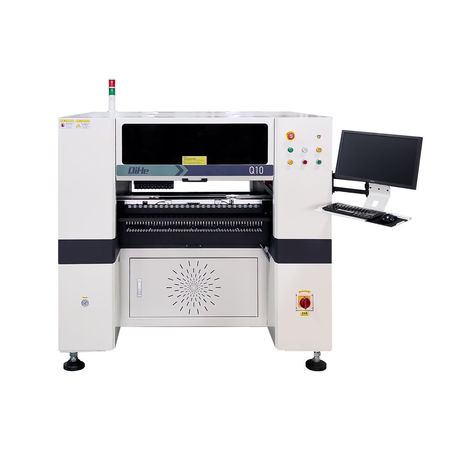 Qihe QP3250 Semi Automatic PCB SMT Soldering Cream Screen Printing Machine Stencil Printer Pick Place Production Line