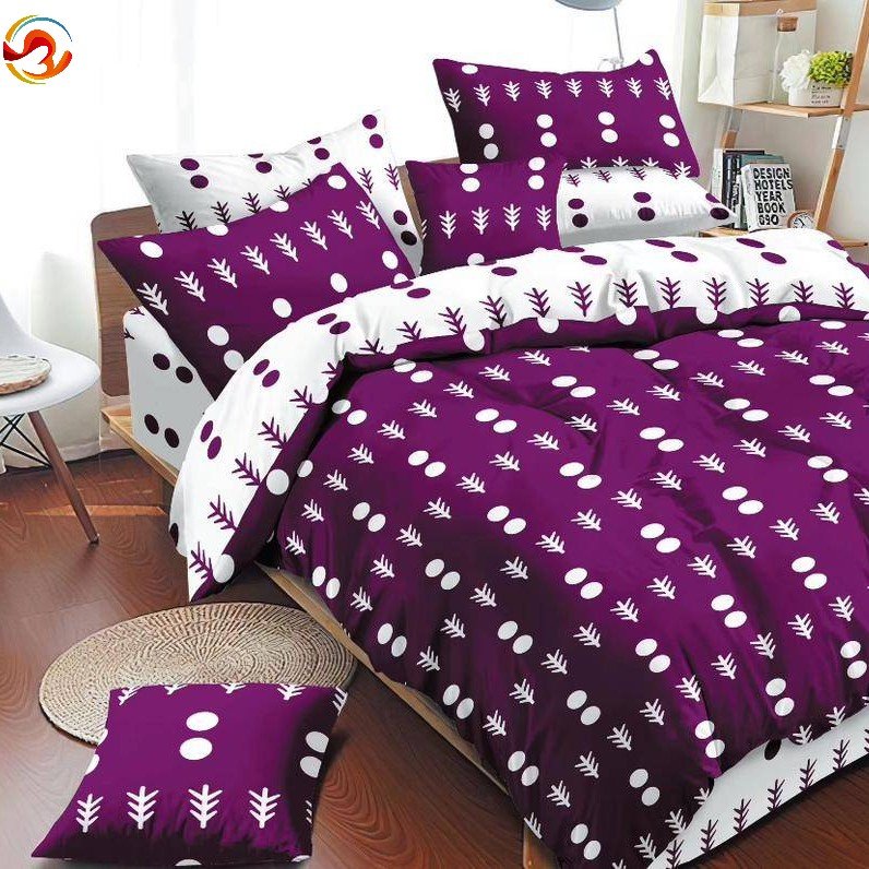 Designer Floral Bedding Set 3 Places Drap de Lit 4-Piece Bed Sheet Pillow Cases Wholesale Polyester Bedding set