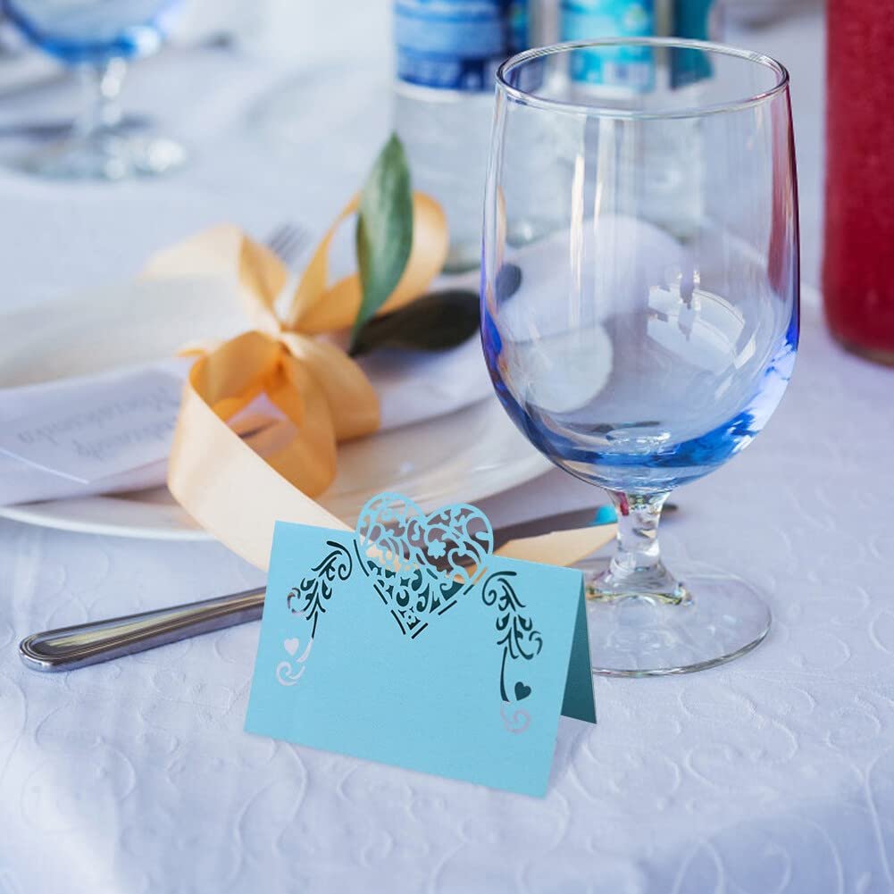 Wedding Place Cards Name Cards Table Numbers Cards for Wedding Table Setting, Reception Banquets Dinner Party Supplies