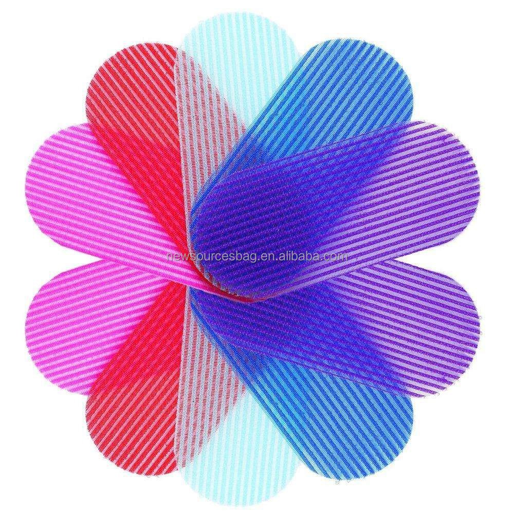 Barber Salon Stylist Hair Hook Accessories Hair Gripper Holders Customized Logo Fringe Nylon Hair Bangs Stickers