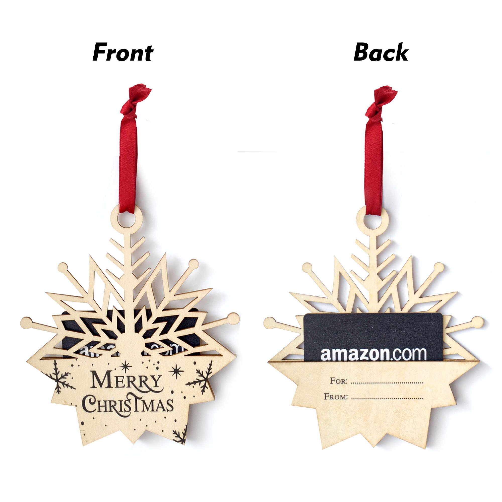 Christmas gift card holder tag Teacher Gift Card Holder 5 styles Company School Online shopping Holiday Decoration holder