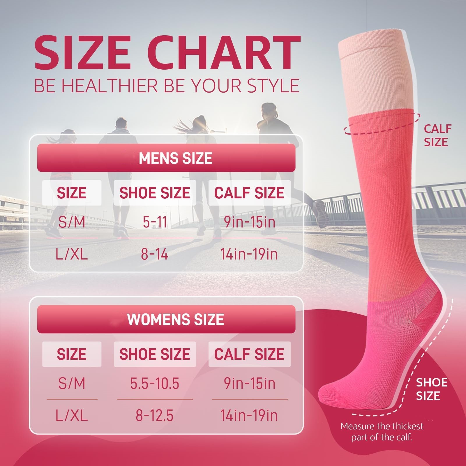 High Compression Plus Size Women Socks Design Customized Casual Knitted Compression Socks For Men For Sports Moisture Wicking