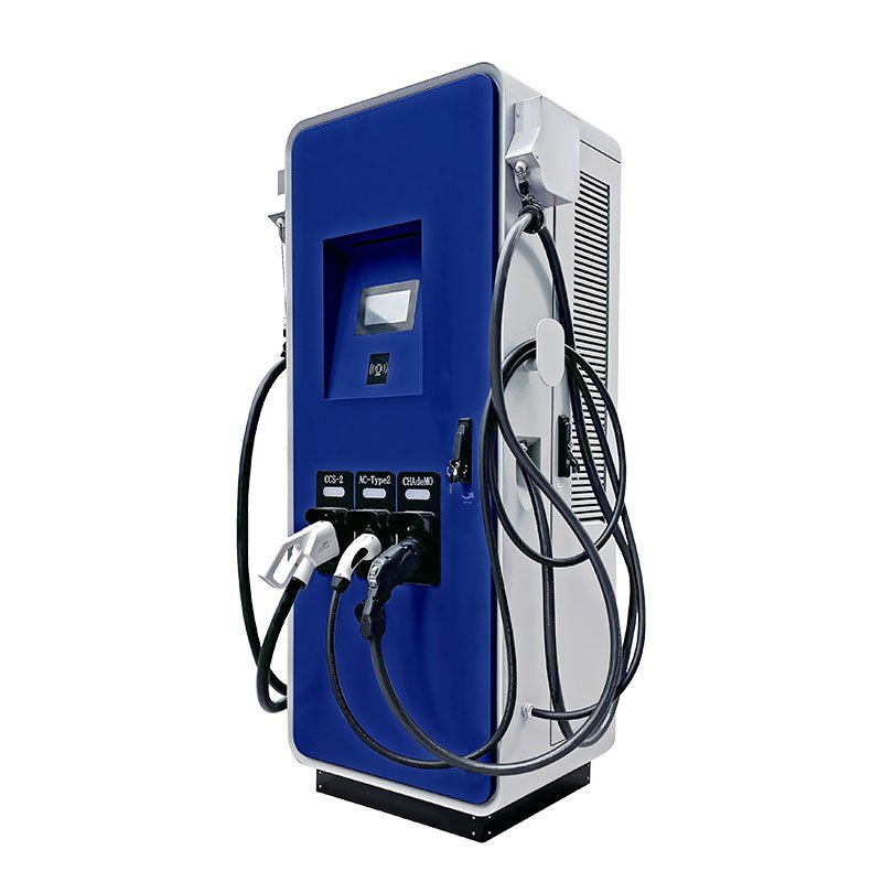 fast charging ev station 182kW CCS2 CHAdeMO Type2 level 3 ev charger plug types ev charging management software