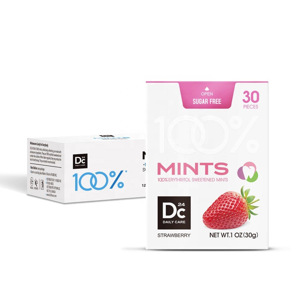xylitol mint candy individually wrapped candy mouth watering mints