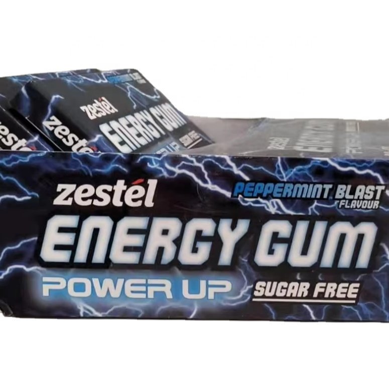 natural flavor caffeine chewing gum containing vitamins energy chewing gum manufacturer