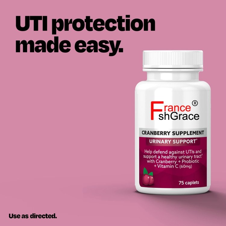 Cranberry Urinary Tract Health Supplement with Probiotics and Vitamin C Cranberry Pills for Women