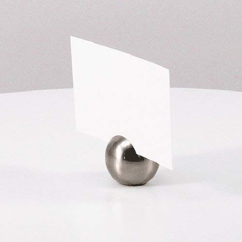 Stainless Steel Metal Round Shaped Card Holder