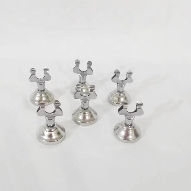 High Quality Restaurant Hotel Stainless Steel Golden Table Number Wedding Place Card Holder Stand