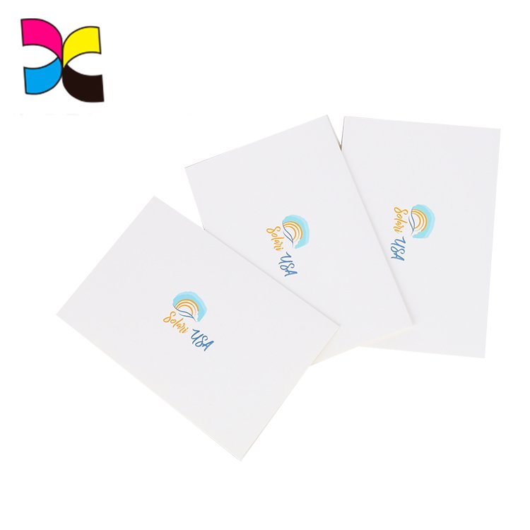 Beautiful custom printing Golden hot stamping Greeting card or Thank you card