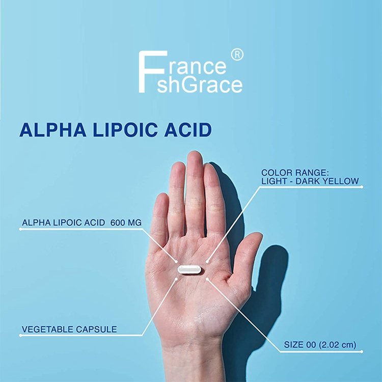 Antioxidant support 100% pure and potent 120 vegetable capsules alpha lipoic acid