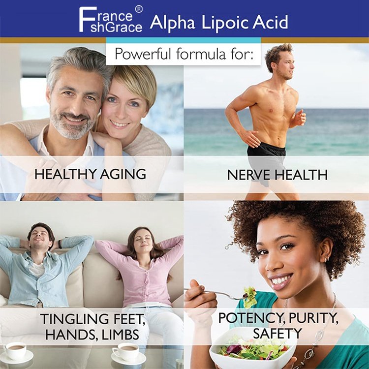 Antioxidant support 100% pure and potent 120 vegetable capsules alpha lipoic acid