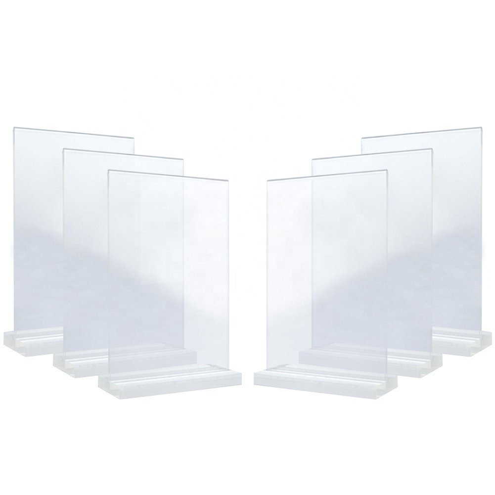 New Design Clear Acrylic Place Card Transparent Table Numbers Acrylic For Wedding Or Event