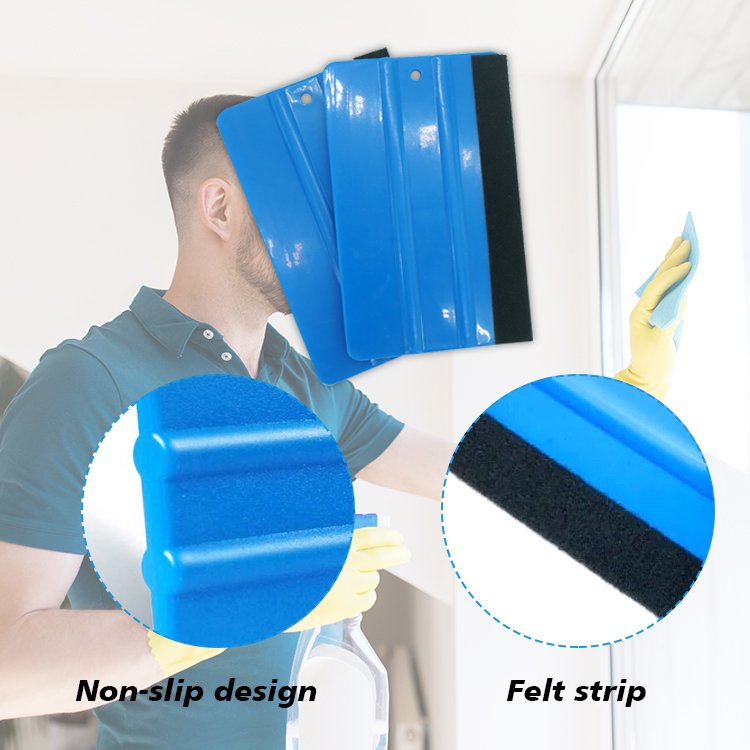 Multipurpose Squeegee Car Window Tint Film Squeegee High Quality Card Board Felt Squeegee Household Cleaning Squeegee