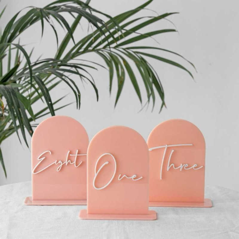 Christmas Acrylic Name Wedding Holder Place Cards Table Number