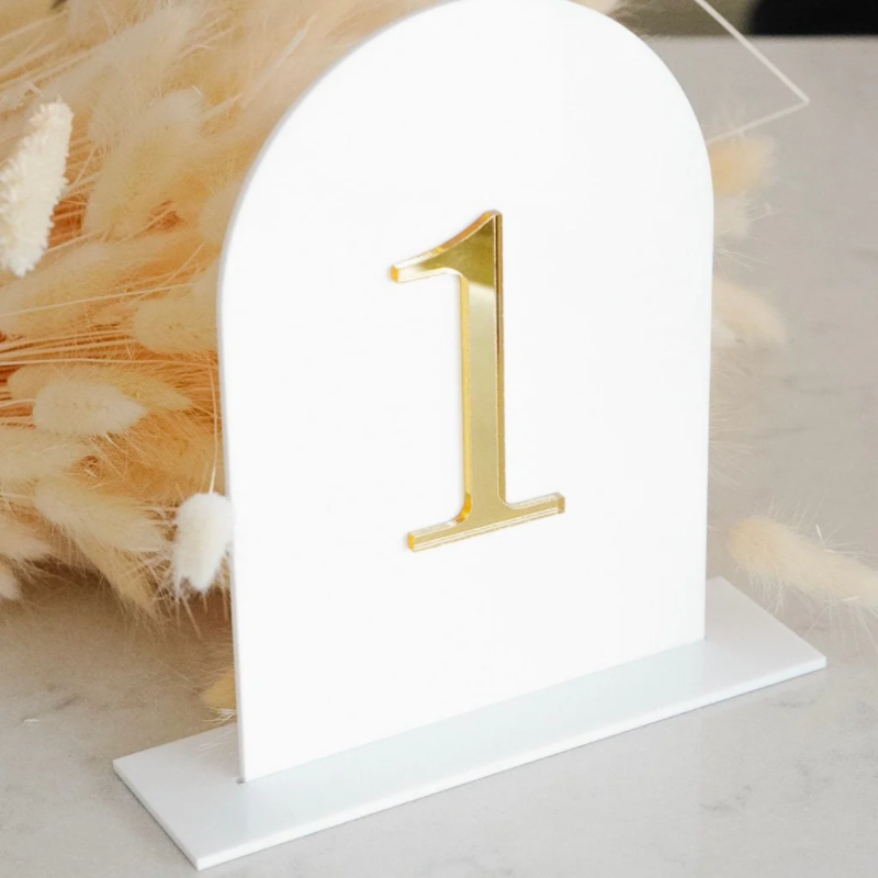 Christmas Acrylic Name Wedding Holder Place Cards Table Number