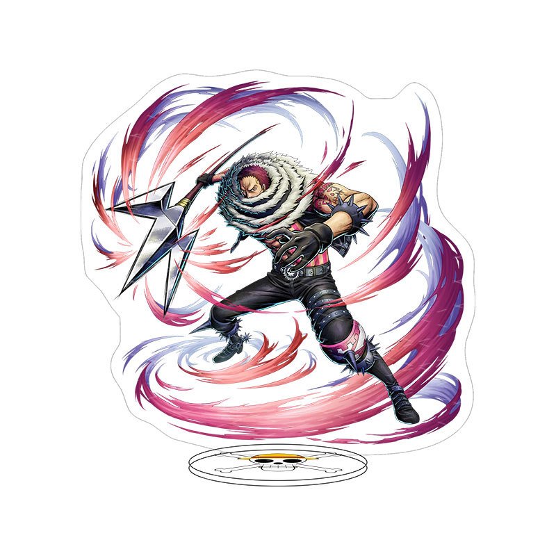 Anime One Pieces Goku Zoro Cosplay Ornament Pirate Luffy Sauron Placing Acrylic Stand Model Plate Desk Decor Standing Sign