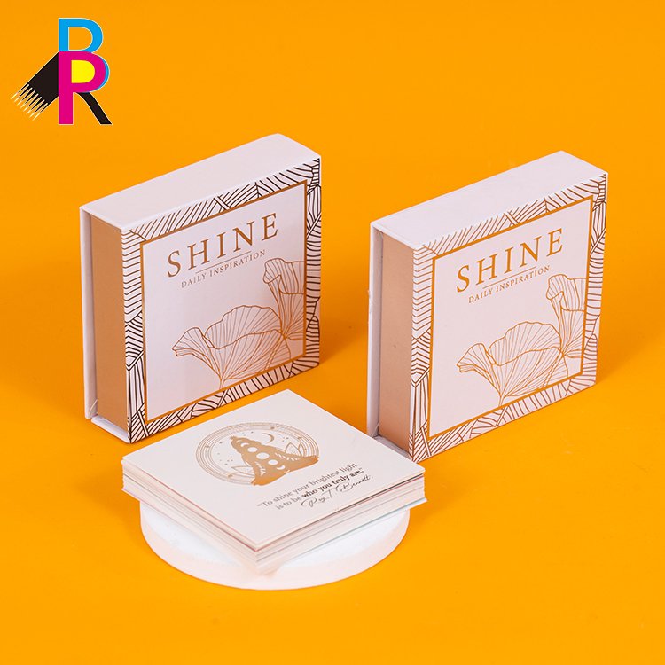 Factory custom affirmation card deck children alphabet card game flash card printing services