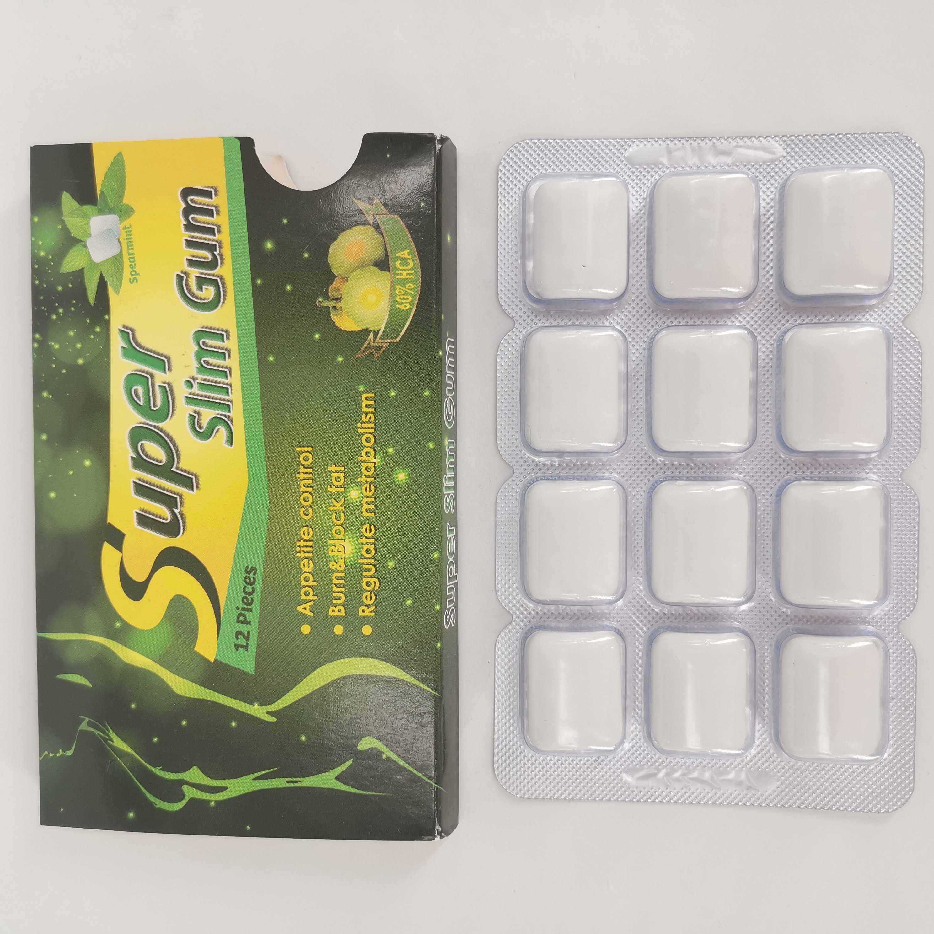 Private Label Customized Blister Pack Chewing Gum Slim Gum New Arrival Popular Snack Food Factory Manufacturer Wholesale