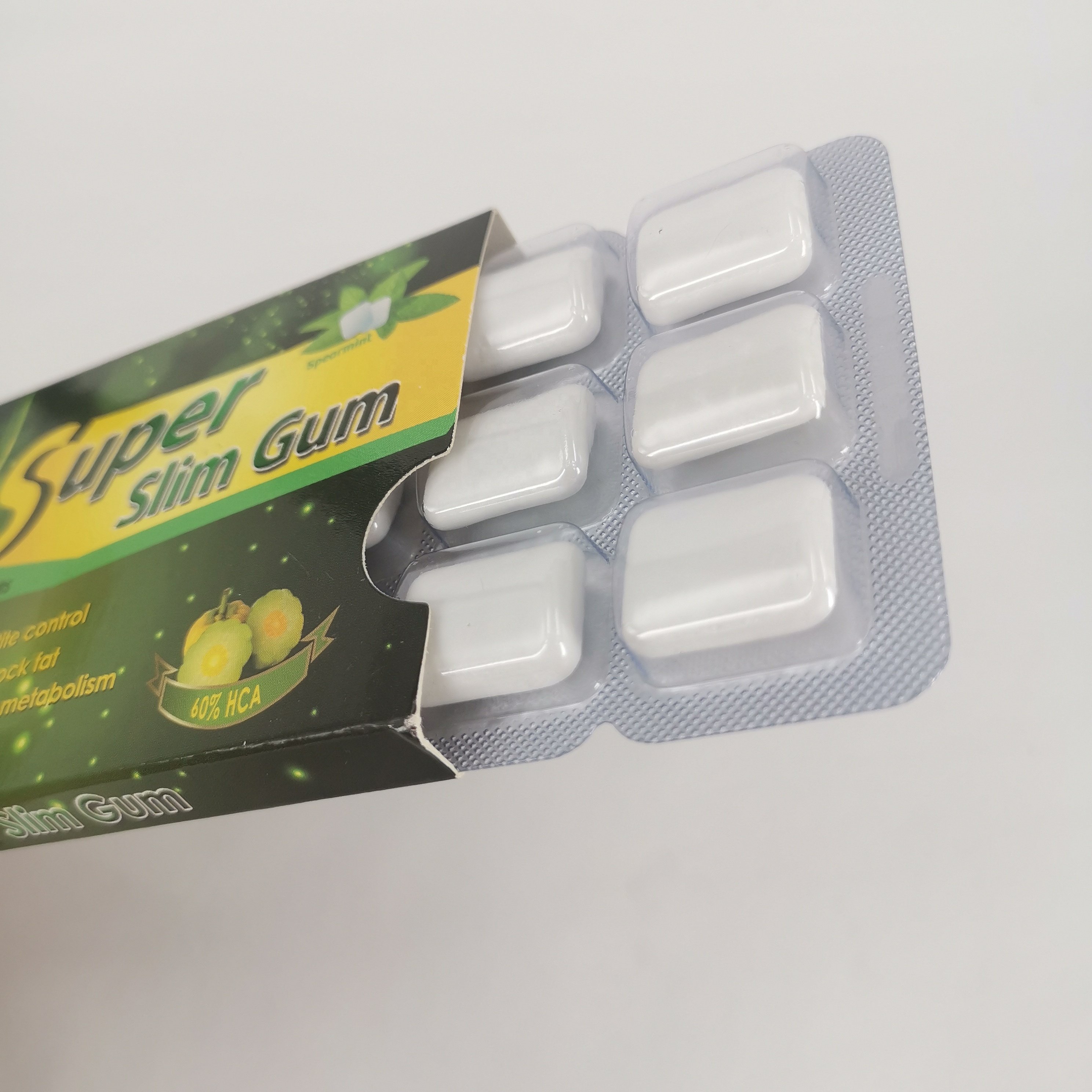 Private Label Customized Blister Pack Chewing Gum Slim Gum New Arrival Popular Snack Food Factory Manufacturer Wholesale