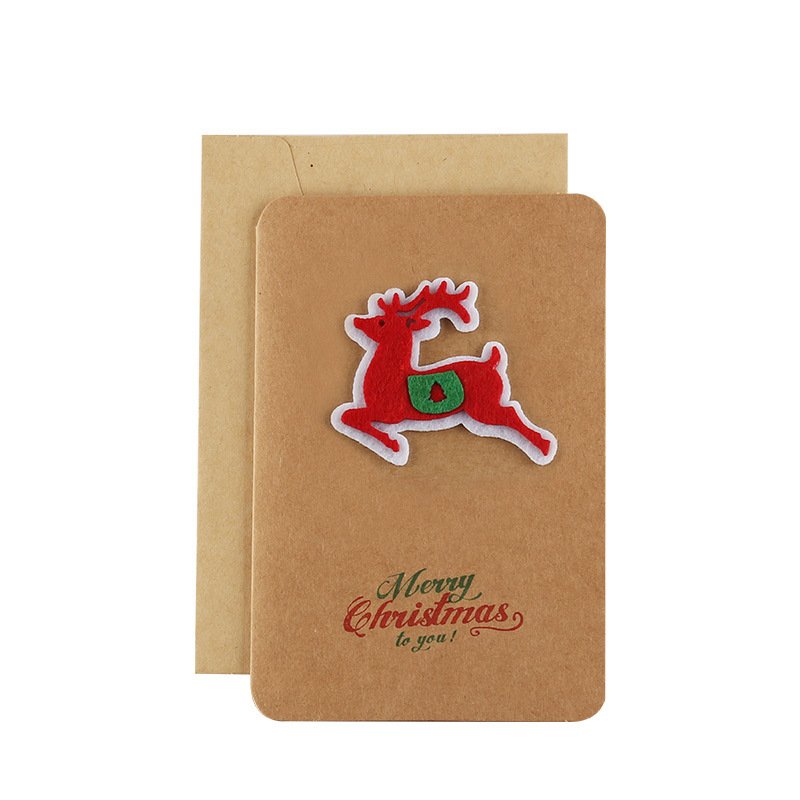 Customized Logo Size Colorful Paper Mini Thank You card With Envelope Greeting card Christmas Thank You card