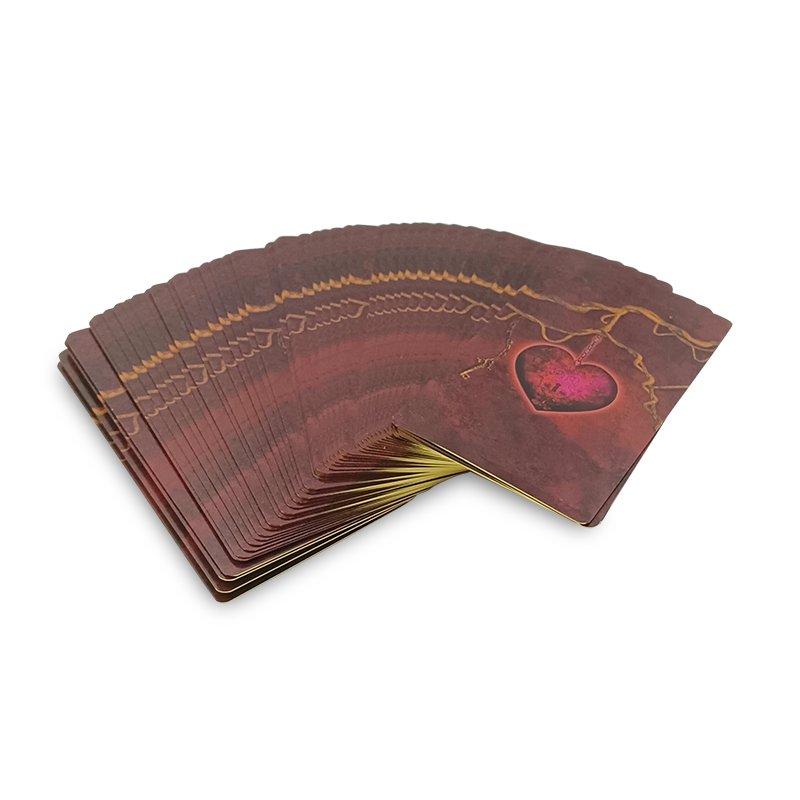 Custom Create My Own Beautiful Design Classic Astrology Affirmation Meanings Gold Foil Edge 78 Tarot Cards Box With Brochure
