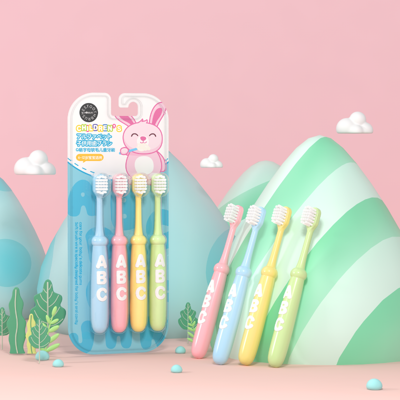 Best Selling Tooth Brush Baby Training Silicone Soft Bristle Toothbrushes for Children