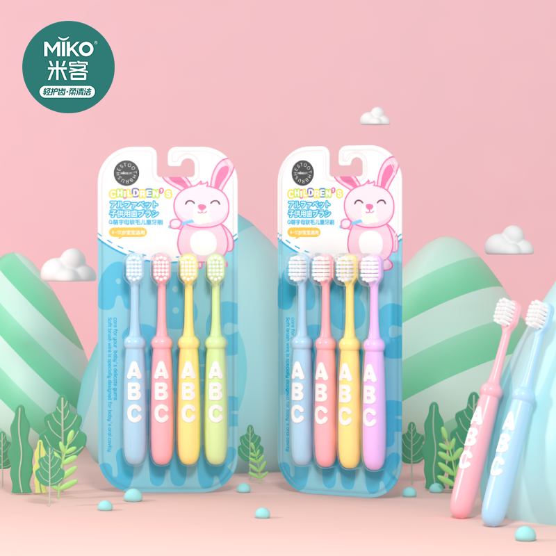 Best Selling Tooth Brush Baby Training Silicone Soft Bristle Toothbrushes for Children