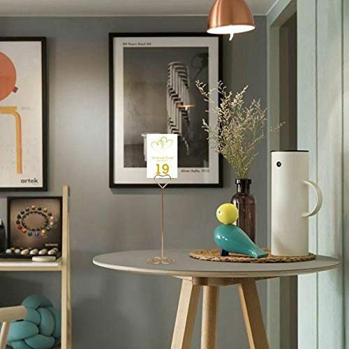 Primum quality New Marden Design Tall Place Card Holder Table Number Holder Table Decorative Showpieces With Customized Size