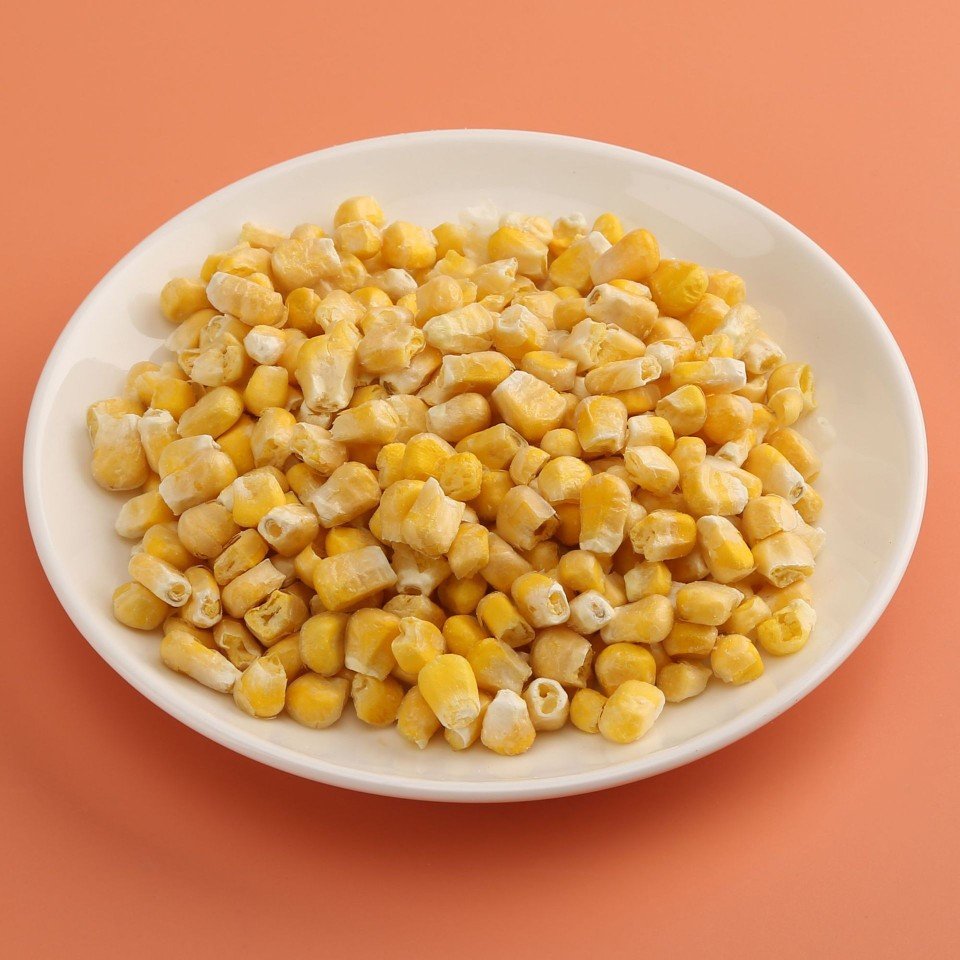 Anhui Yellow Corn Freeze Dried Diced Corn Dried Corn Kernels