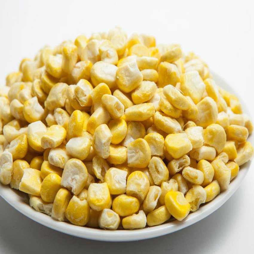 Anhui Yellow Corn Freeze Dried Diced Corn Dried Corn Kernels