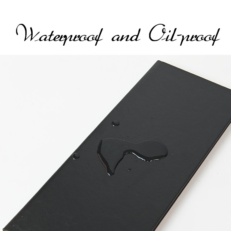 Popular Custom Leather Menu Folder Food Menu Cover Book Menu Card Sleeve 2 Views for Restaurant and Coffee Shop