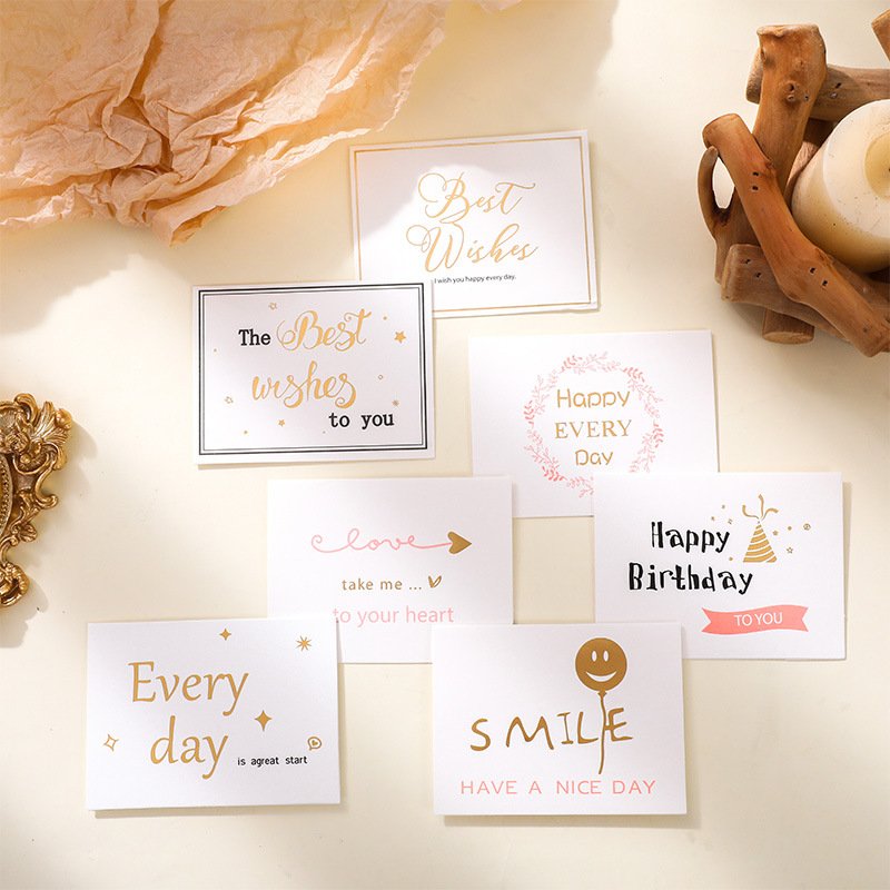 Elegant Flower Thank You Card - For Thanksgiving, Teacher's Day, Graduation, Birthday, and Business Wishes, with Envelope