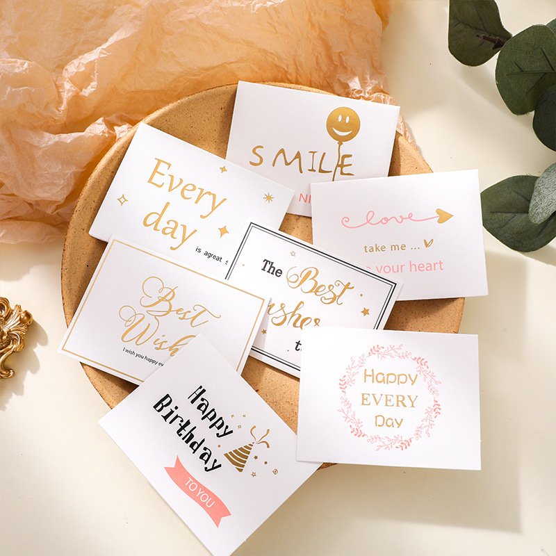 Elegant Flower Thank You Card - For Thanksgiving, Teacher's Day, Graduation, Birthday, and Business Wishes, with Envelope