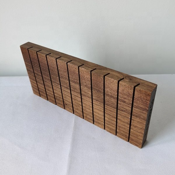 Wood Place Cards Menu Holder Postcard Photo Picture Display Stand for Desk Tabletop