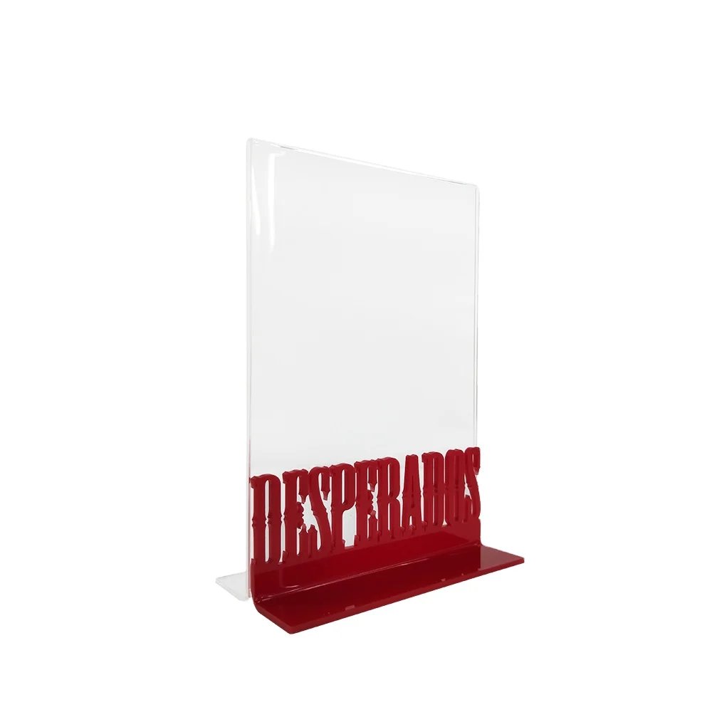 Pop Restaurant Menu Display Stand Poster Card Holder China Made