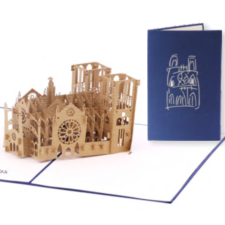 Famous Place Collection Pop Up Card Famous Location 3D Card Theme Famous Place For Gift Souvenir National Day Thank You Card