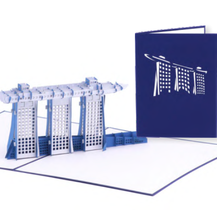Famous Place Collection Pop Up Card Famous Location 3D Card Theme Famous Place For Gift Souvenir National Day Thank You Card