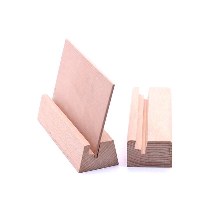 Natural Wood Sign Stands Name Card Holder Wood Table Number Holder Place Card Holders For Welcome Sign Display
