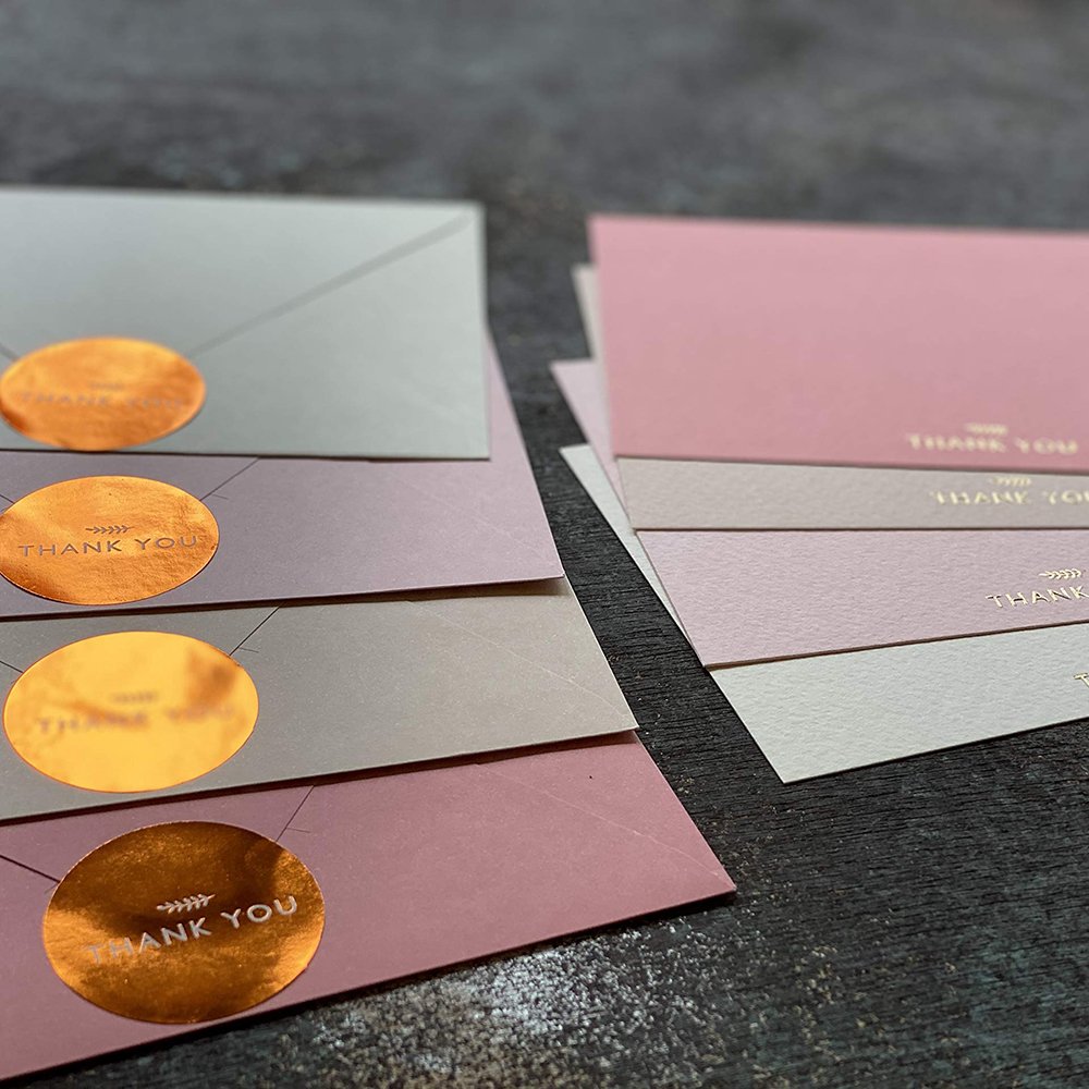 Custom Personalized Luxury Wedding Exclusive Writing Postcard Gift Greeting card Thank You card For Small Business With Envelope