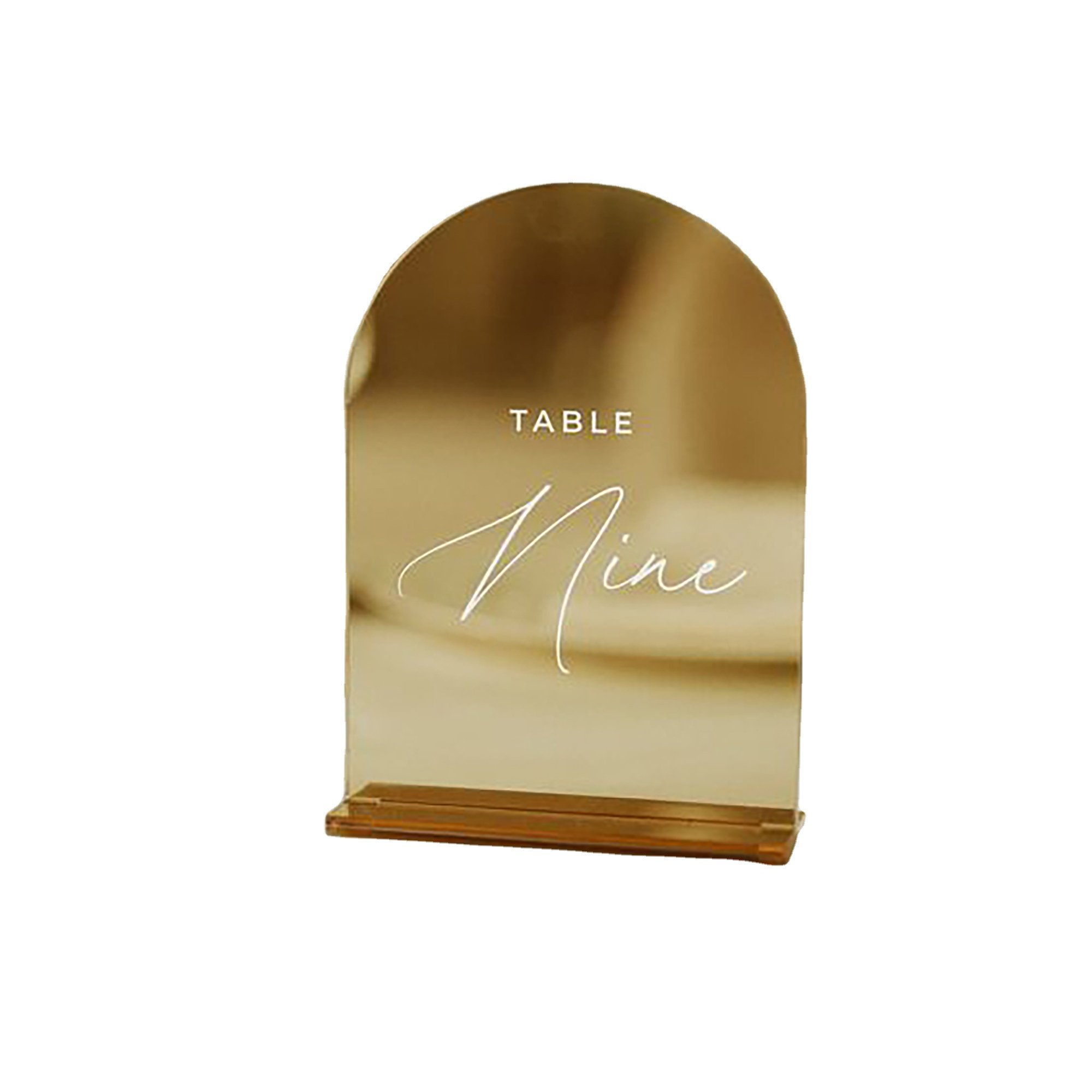 Standing table number table letters numbers in Dining Application
