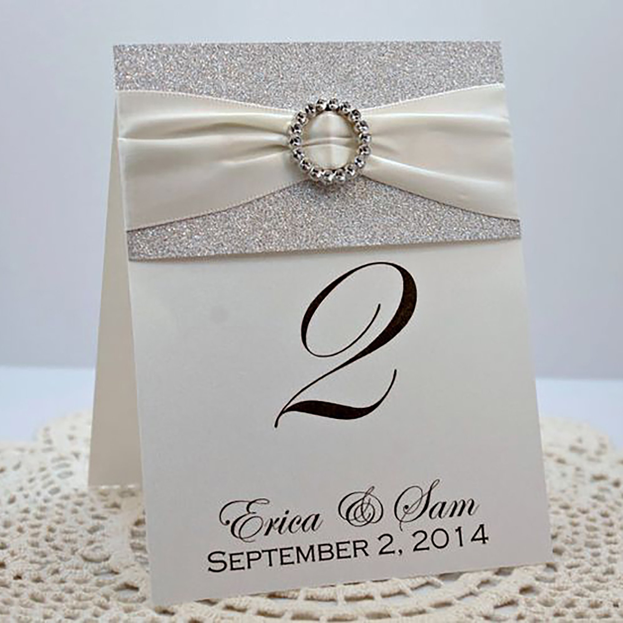 Standing table number table letters numbers in Dining Application