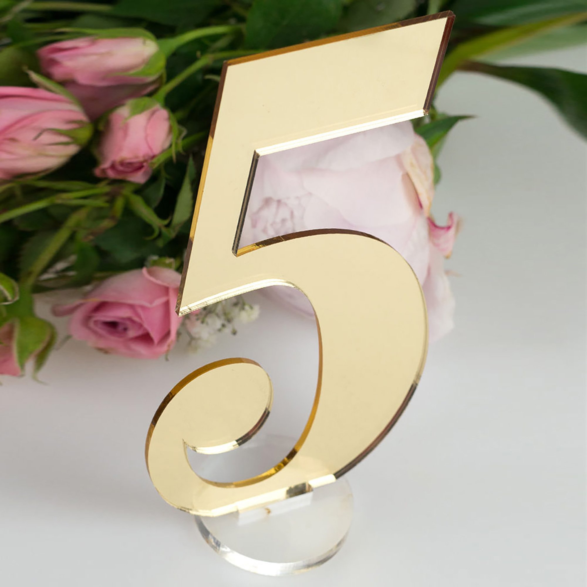 Standing table number table letters numbers in Dining Application