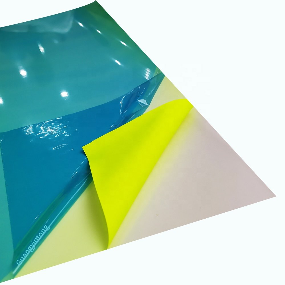Guangyintong PU Neon Cheap Price And Best Quality Vinyl Easyweed Label Sticker PressTable Paper Heat Transfer Vinyl For Clothing