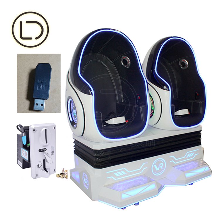 LeaderDream Manufacturer 9d VR Game Coin Operated VR Simulator Machine Software Card Insertion Function card head can be Swiped