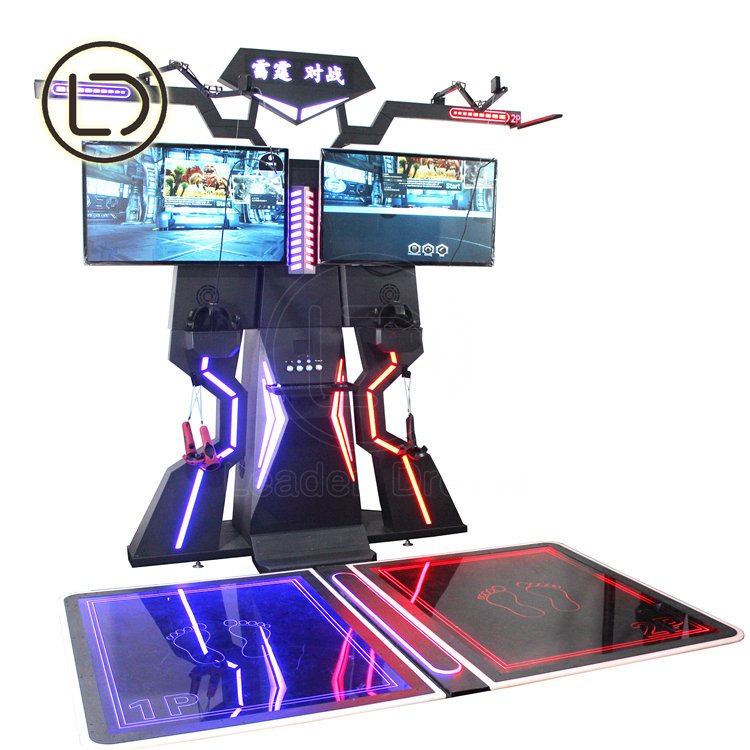 LeaderDream Manufacturer 9d VR Game Coin Operated VR Simulator Machine Software Card Insertion Function card head can be Swiped