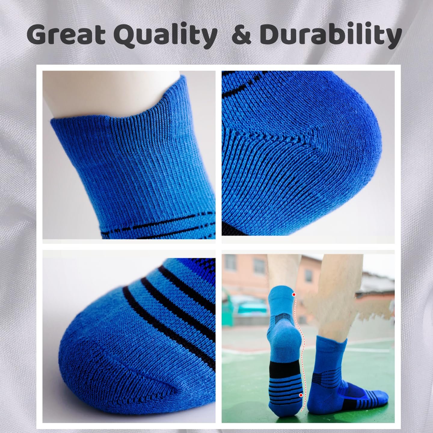Sport Calf Compression Athletic Socks For Mens and Women Running And Warm Cushion Padded Training Football Sock