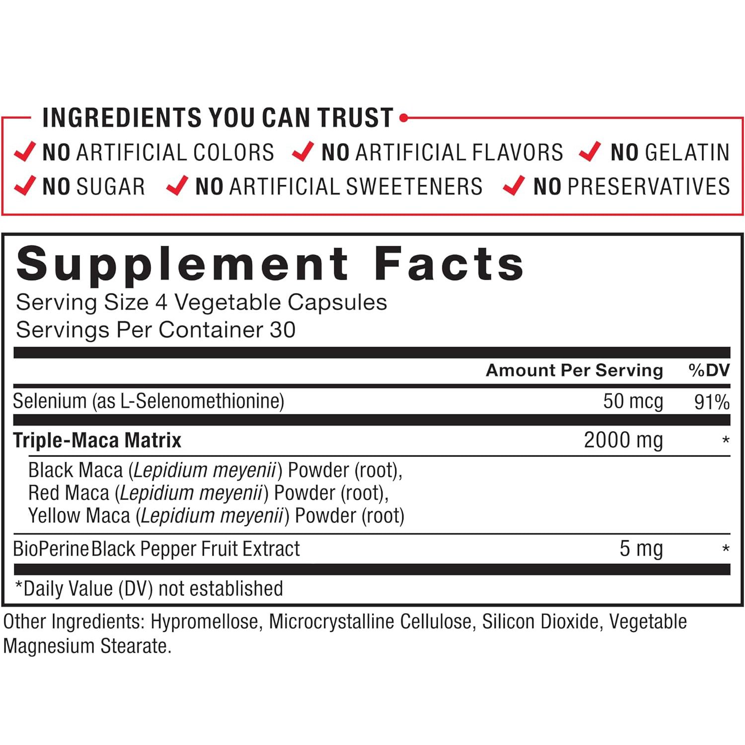 OEM Organic Maca Roots Extract for Men Support Hormones Balance Energy Capsules Optimizes Physical Performance Supplements