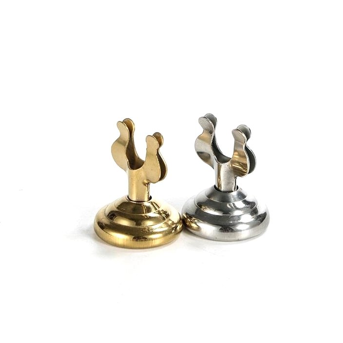 Foodservice Harp Clip Style, Place Card/Table Number Holder Stainless steel silver card clip